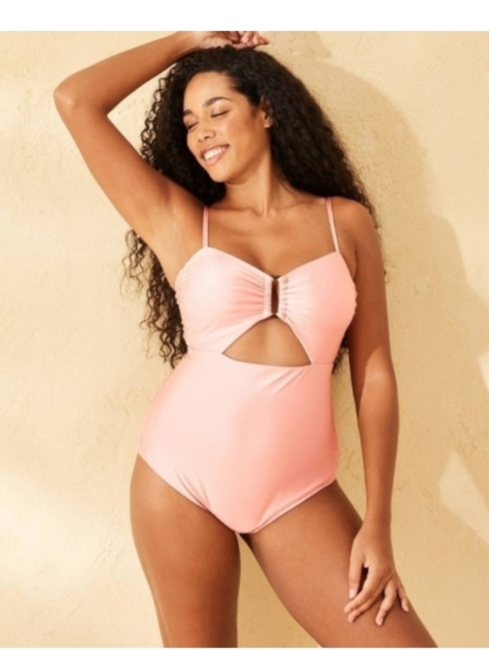 Shade & Shore Women's Cut Out One Piece Swimsuit Tummy Control Medium Seat Cover